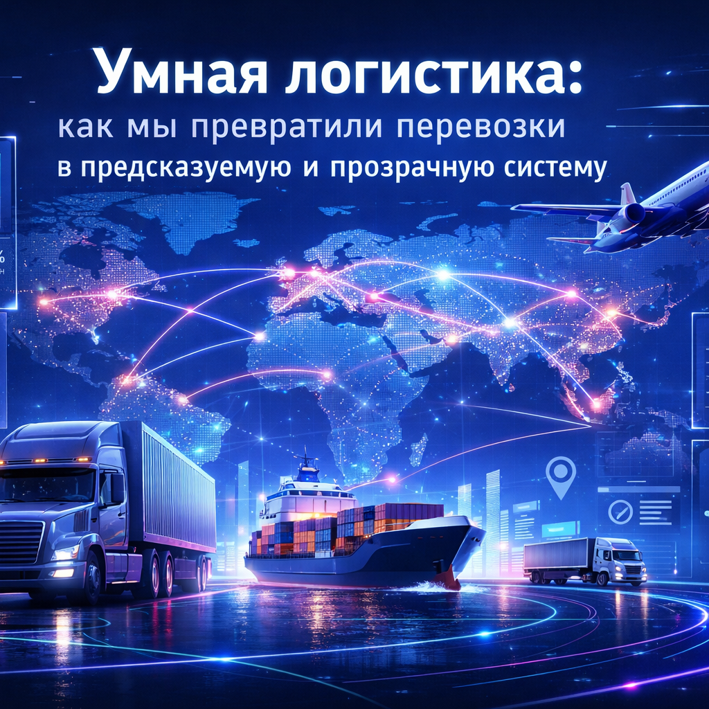 Умная логистика: как мы превратили перевозки в предсказуемую и прозрачную систему