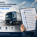 Как выбрать транспортную компанию для грузоперевозок: полный гайд 2026